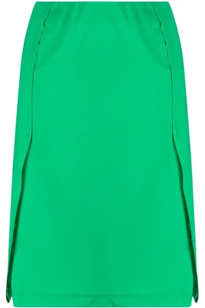 RAF SIMONS Midirock mit Falten