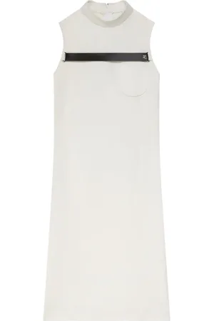 Courrèges Kleid mit Streifen