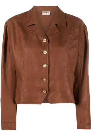 CHANEL 1980s Jacke mit CC-Knöpfen