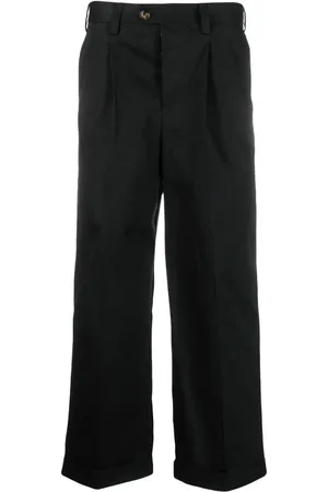 PT Torino Cropped-Hose mit Bundfalten
