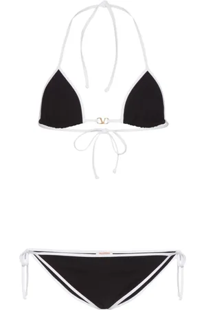 VALENTINO GARAVANI Neckholder-Bikini mit Logo-Schild