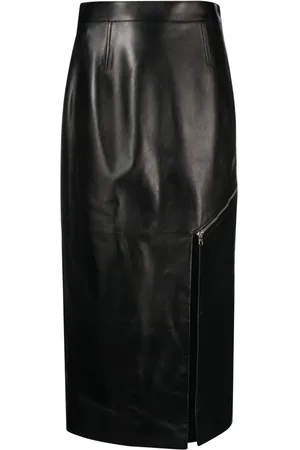 Alexander McQueen Midirock mit Schlitz