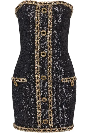 Balmain Minikleid mit Pailletten