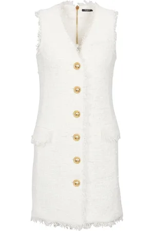 Balmain Minikleid mit V-Ausschnitt