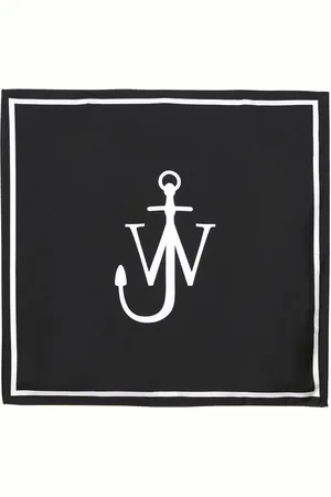 J.W.Anderson Seidenschal mit Anker-Print
