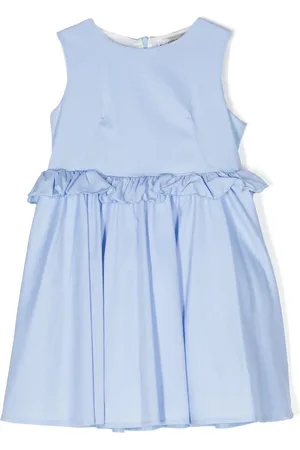 Simonetta Kleid mit Rüschenbesatz