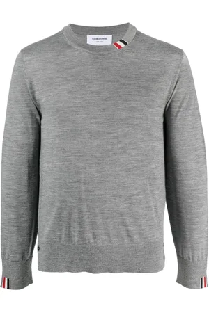 Thom Browne Pullover mit Logo-Patch
