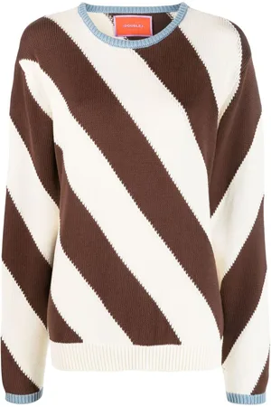 La DoubleJ Gestreifter Pullover
