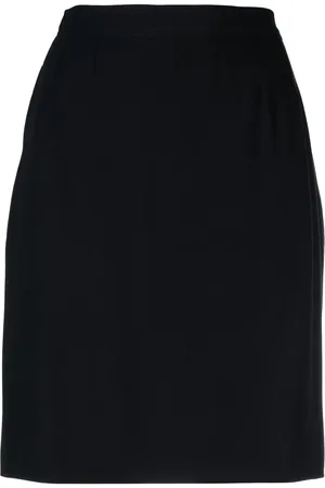 Saint Laurent 1990s Hoch sitzender Bleistiftrock