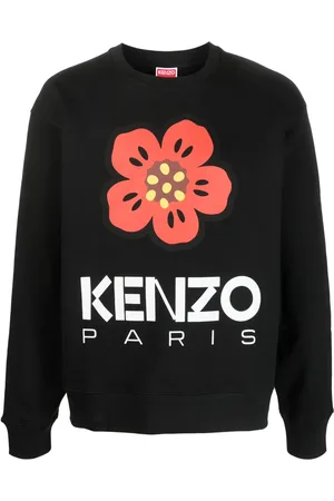 Kenzo Sweatshirt mit Mohn-Print