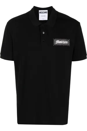 Moschino Poloshirt mit Logo-Patch