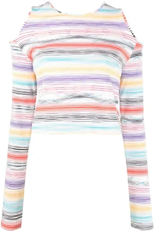 Missoni Gestreiftes Strickoberteil