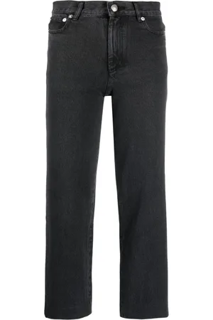 A.P.C. Halbhohe Cropped-Jeans