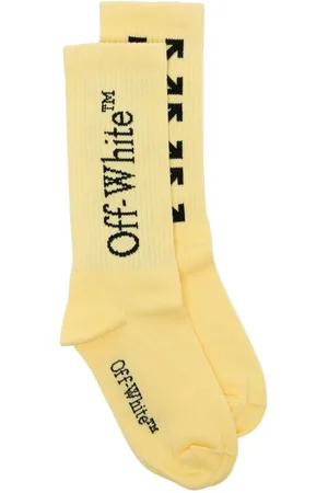 OFF-WHITE Gerippte Socken mit Logo-Print
