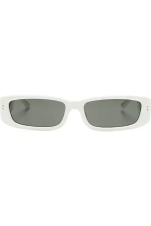 Linda Farrow Sonnenbrille mit eckigem Gestell