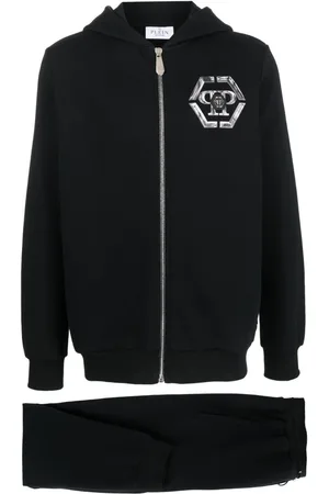 Philipp Plein Jogginganzug mit Totenkopf-Print