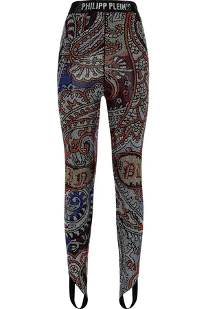 Philipp Plein Leggings mit Strass-Logo