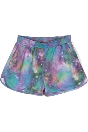 Le pandorine Shorts mit Kosmos-Print
