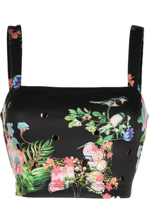 Cynthia Rowley Cropped-Top mit Print