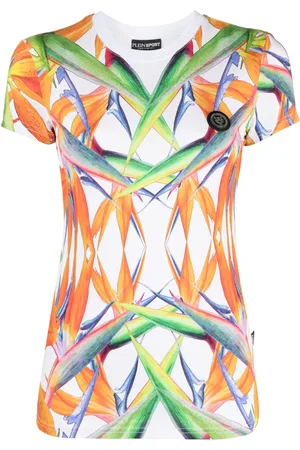 Philipp Plein T-Shirt mit Blumen-Print