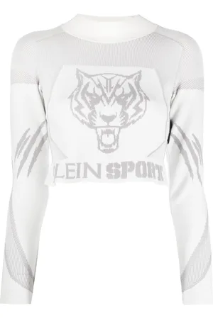 Philipp Plein Langarmshirt mit Jacquardmuster