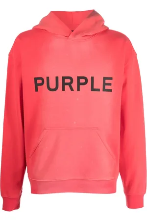 Purple Brand Hoodie mit Logo-Print