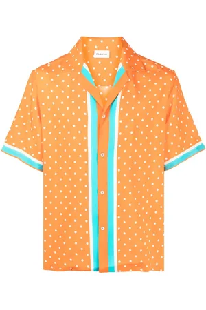 P.A.R.O.S.H. Seidenhemd mit Polka Dots