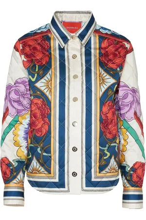 La DoubleJ Steppjacke mit Blumen-Print
