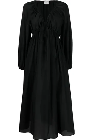 MATTEAU Midikleid mit V-Ausschnitt