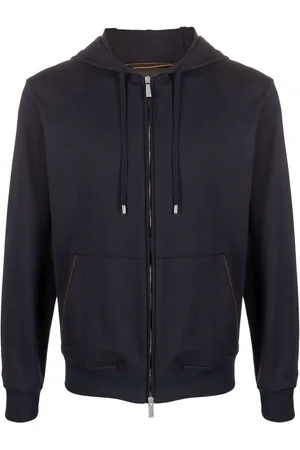 MOORER Kapuzenjacke mit Kordelzug