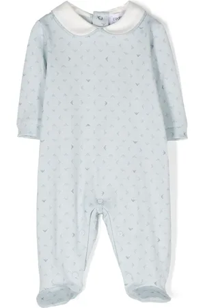 Emporio Armani Strampler mit Monogramm-Muster