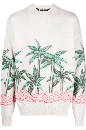 Palm Angels Sweatshirt mit Palms Row-Print