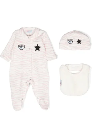 Chiara Ferragni Strampler-Set mit Zebra-Print
