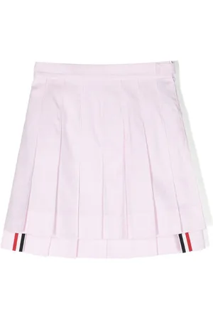 Thom Browne Faltenrock mit RWB-Streifen