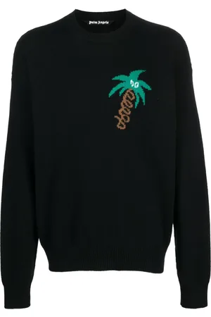Palm Angels Gestrickter Intarsien-Pullover