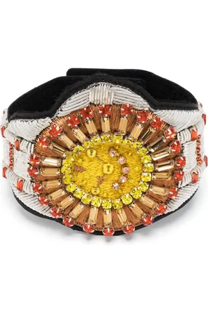 WALTER VAN BEIRENDONCK Armband mit Sun-Stickerei