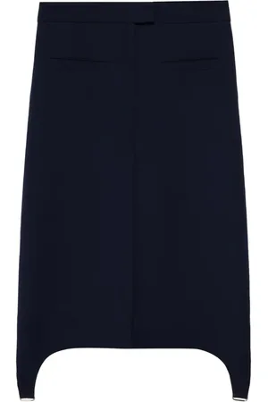 Courrèges Midirock mit Strumpfhalter-Detail