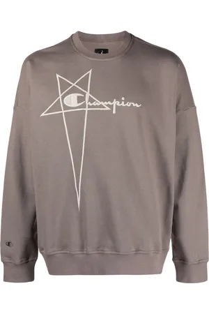 Rick Owens Bestickter Pullover aus Bio-Baumwolle