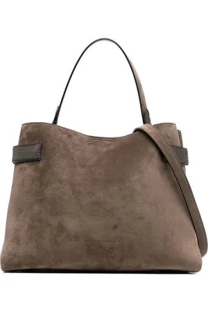 Brunello Cucinelli Handtasche aus Wildleder