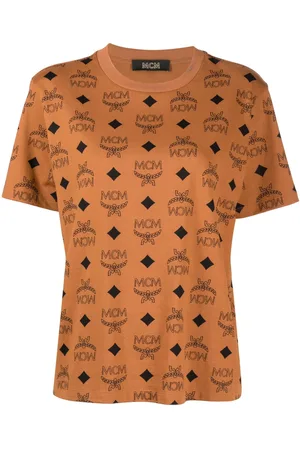 MCM T-Shirt mit Monogramm-Print