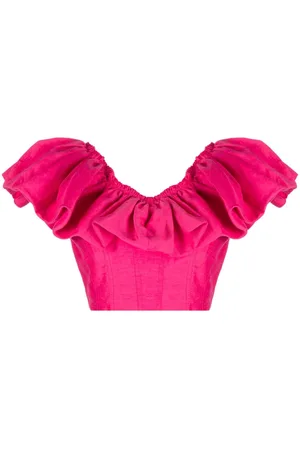 AJE Gerüschtes Cropped-Top