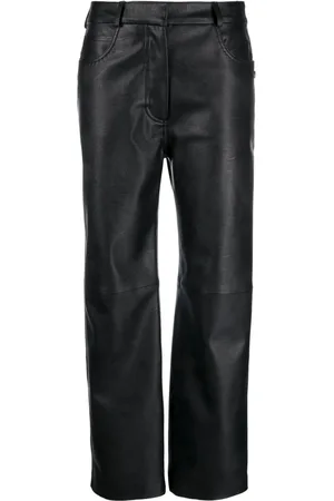 Stella McCartney Gerade Hose aus Faux-Leder