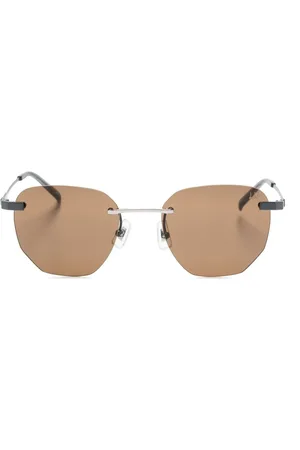 Dunhill Sonnenbrille mit geometrischem Gestell