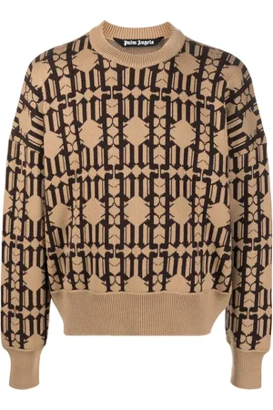 Palm Angels Pullover aus Monogramm-Jacquard
