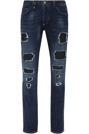 Philipp Plein Skinny-Jeans im Distressed-Look