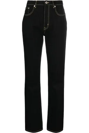 Kenzo Gerade Jeans mit Logo-Patch