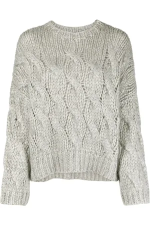 Brunello Cucinelli Pullover mit Zopfmuster