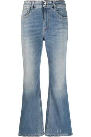 Stella McCartney Bootcut-Jeans mit Stone-Wash-Effekt