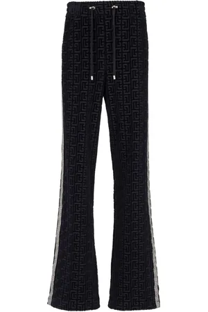 Balmain Gerade Hose mit Seitenstreifen