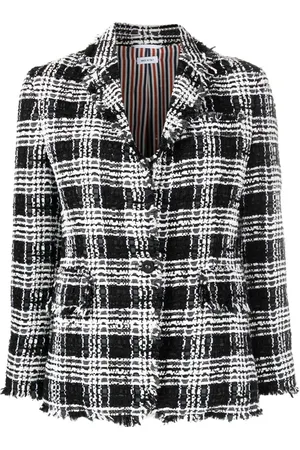 Thom Browne Tweed-Jacke mit Check